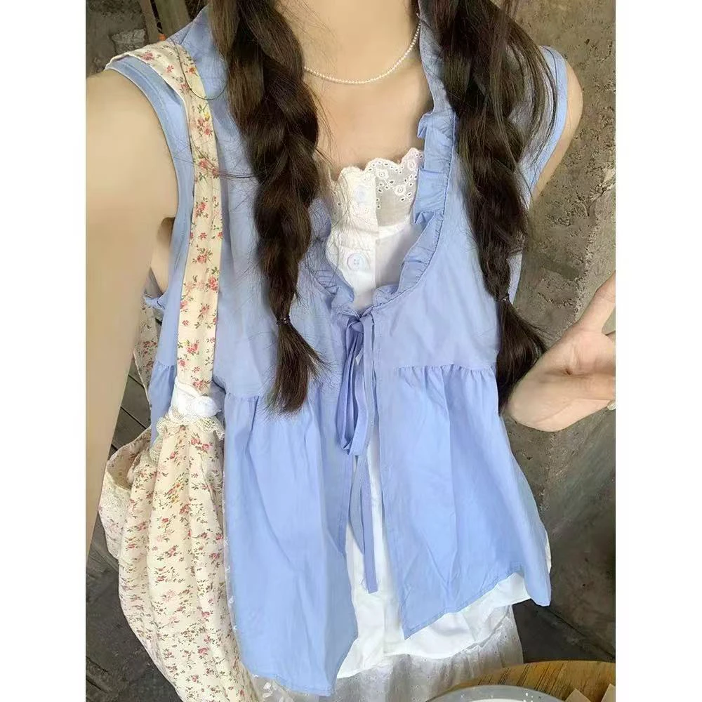 528新款拼接假两件套