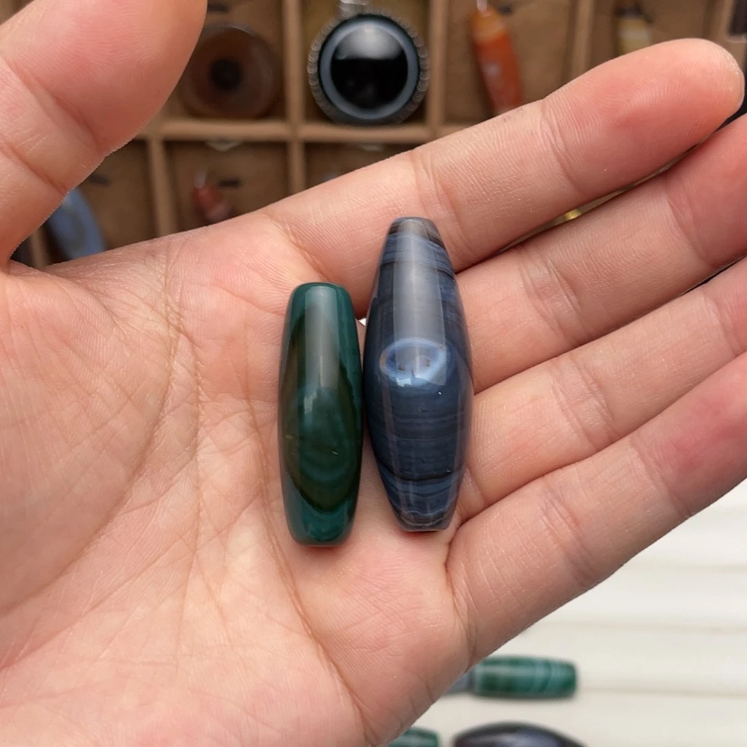 玛瑙/玉髓颈饰未镶嵌蓝*