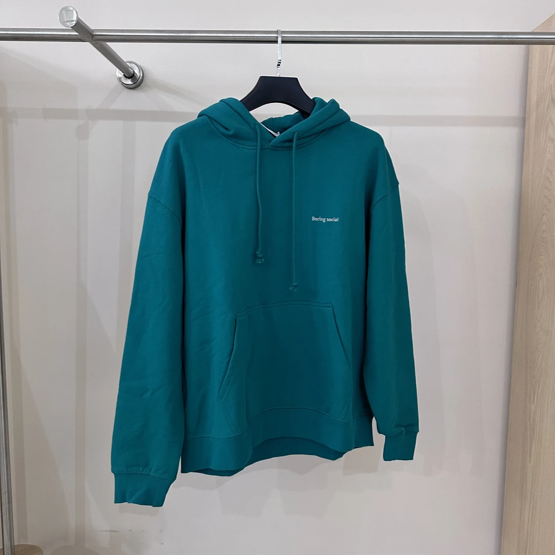 男款连帽字母印花卫衣2204114018