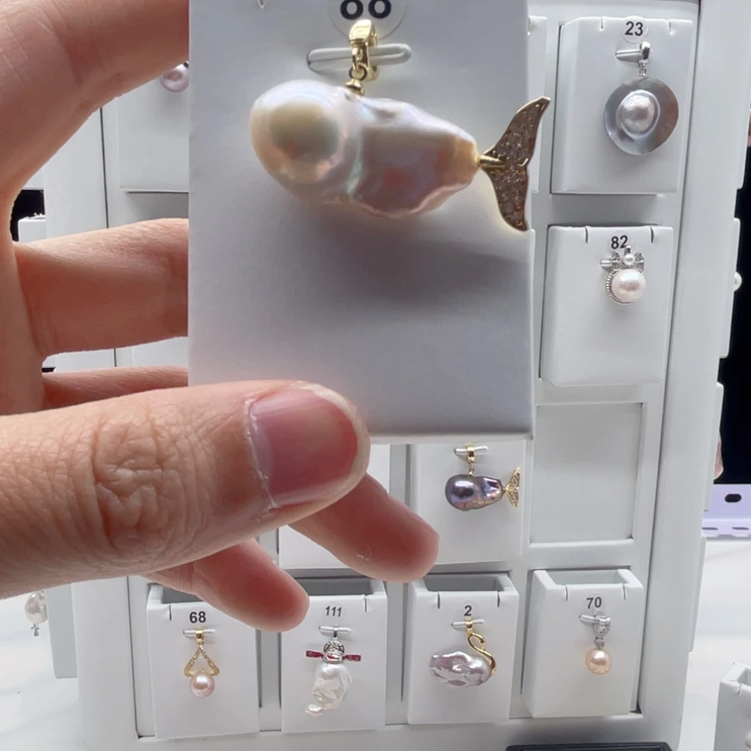 颈饰合金淡水珍珠