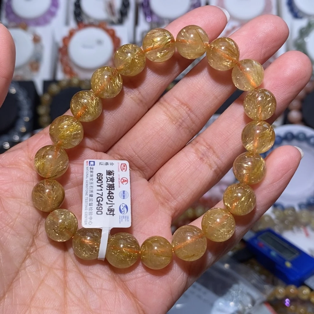 【闪购商品】发晶手链未镶嵌烟花钛晶10m