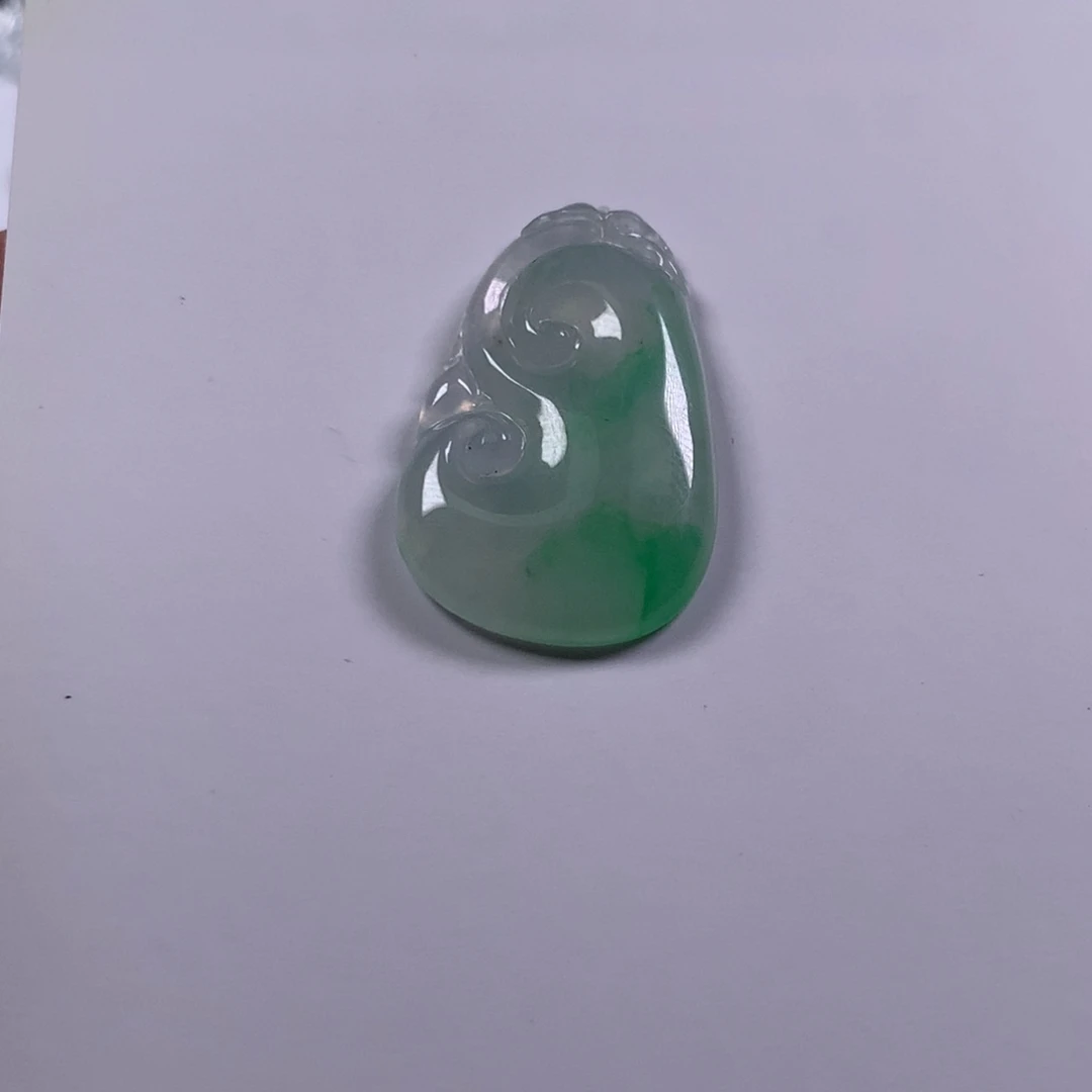 定制翡翠未镶嵌凉***玉如意