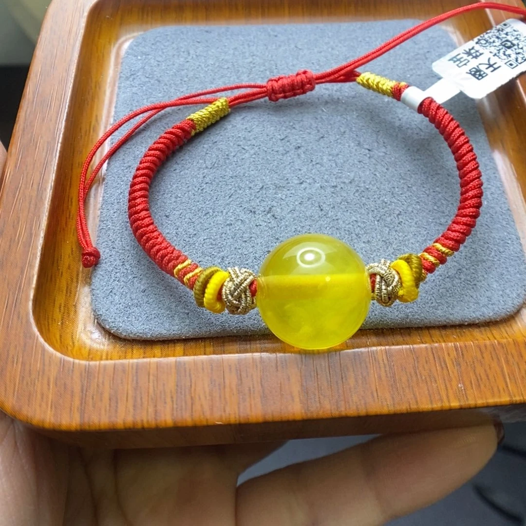 蜜蜡颈饰未镶嵌爸*郎