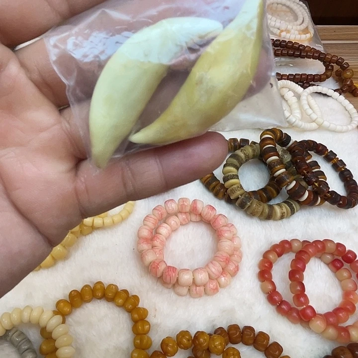 沉***！驼骨手串/手链驼牙