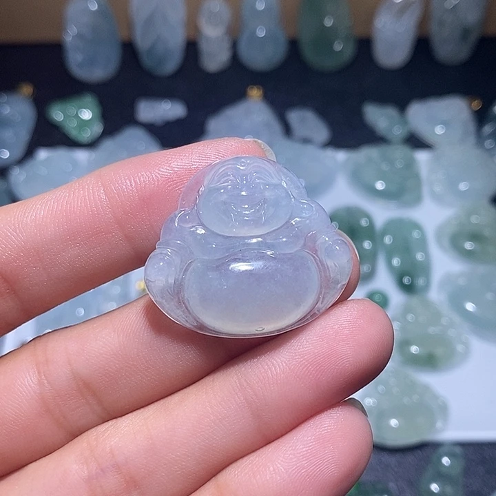 颈饰未镶嵌翡翠佛公