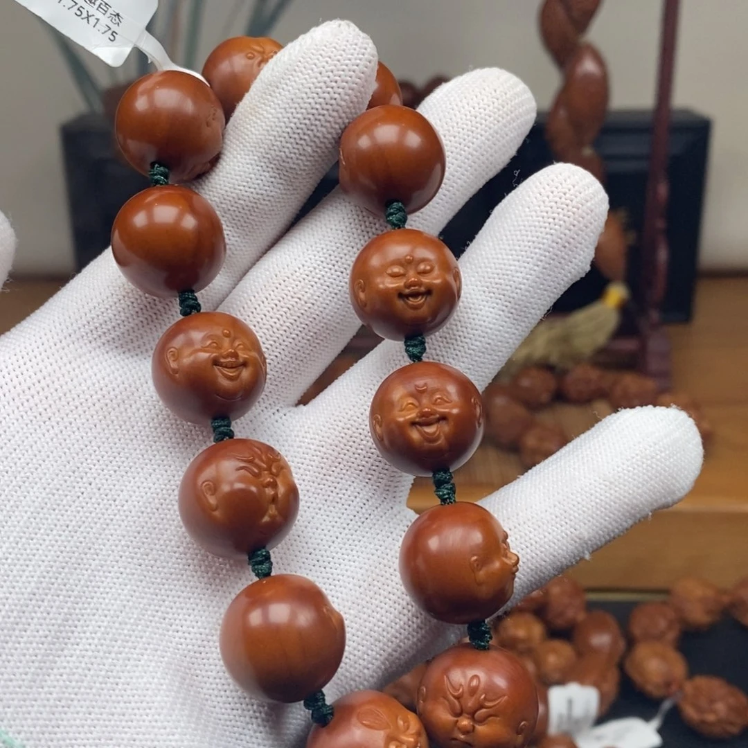 手串橄榄核曹华老师童趣百态