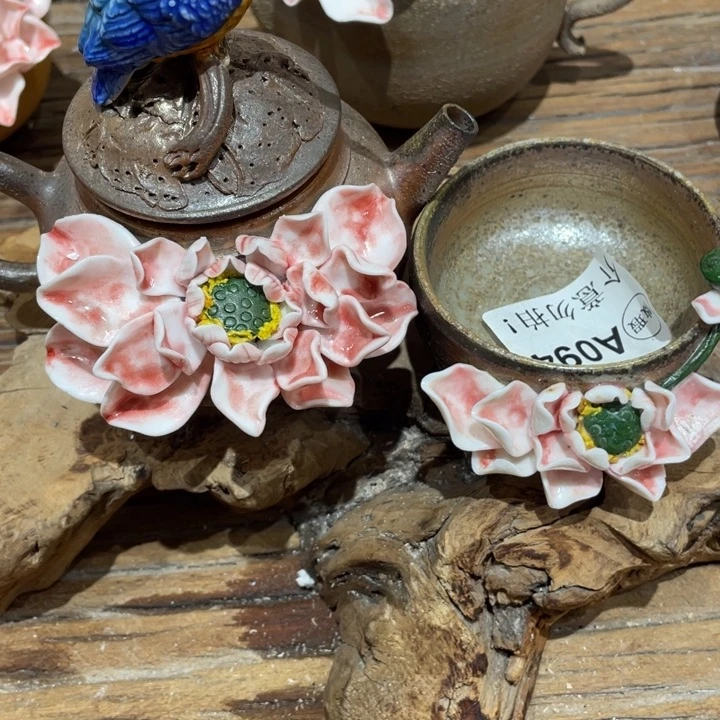 大***吕手工制作陶瓷茶具茶杯青蛙