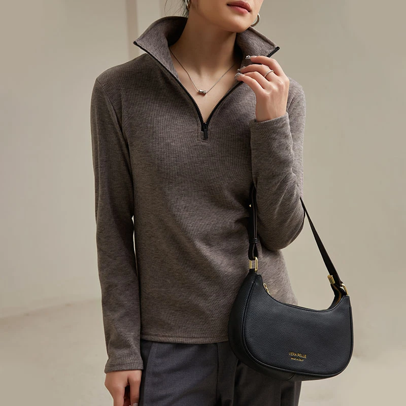 暖姜升温 拉链PL衫半高领长袖  HJX  YQ00023