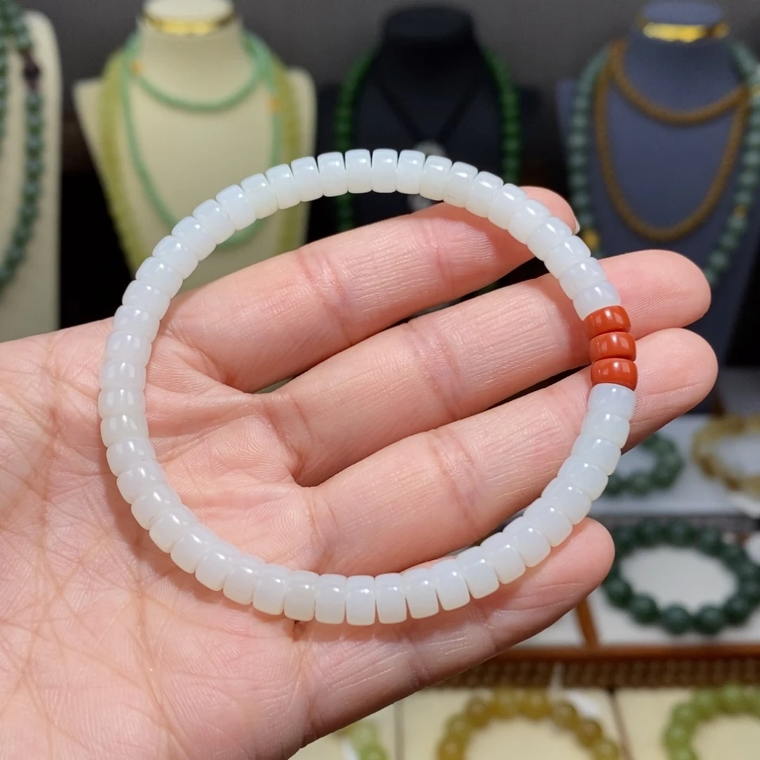 和田玉未镶嵌手串