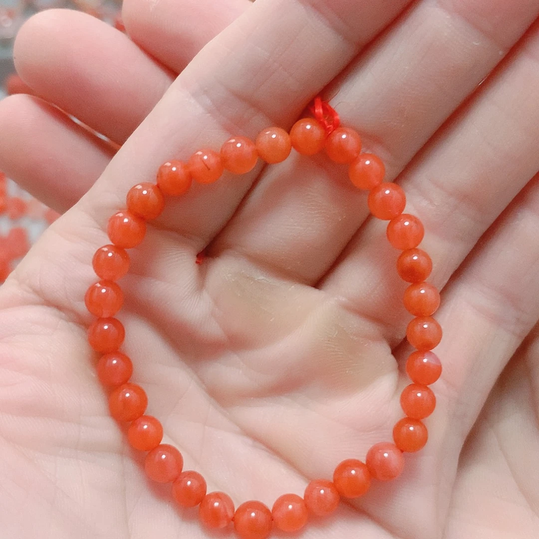 南红玛瑙未镶嵌手串