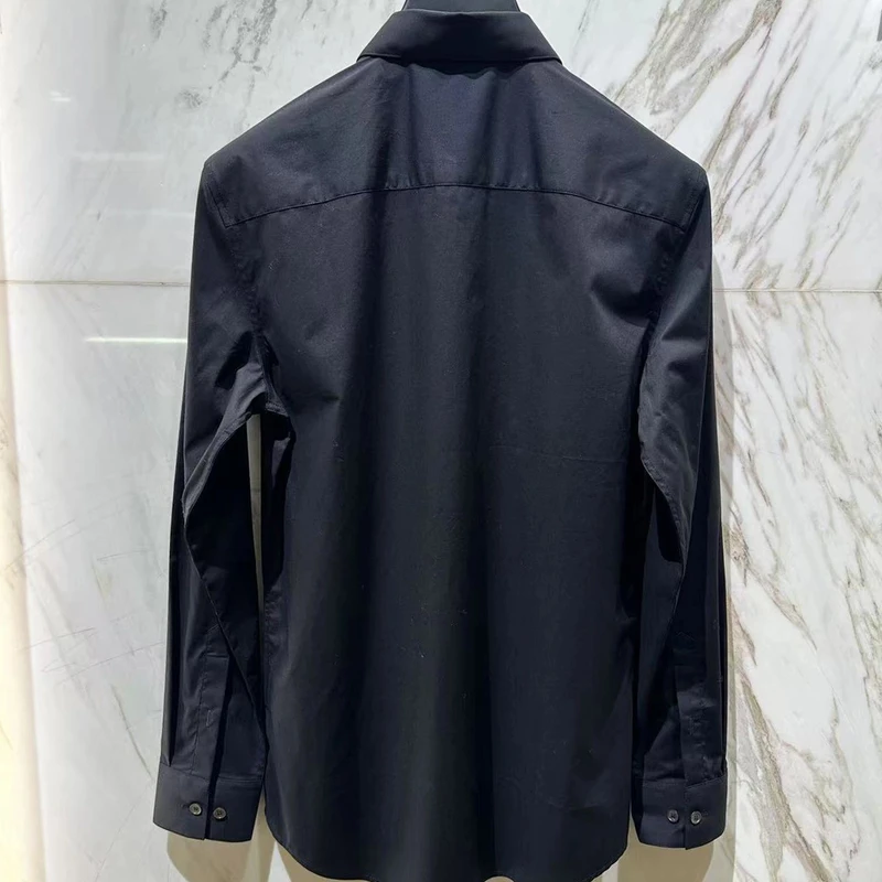 C.Dioc经典CD小蜜蜂男士长袖衬衫商务休闲时尚百搭