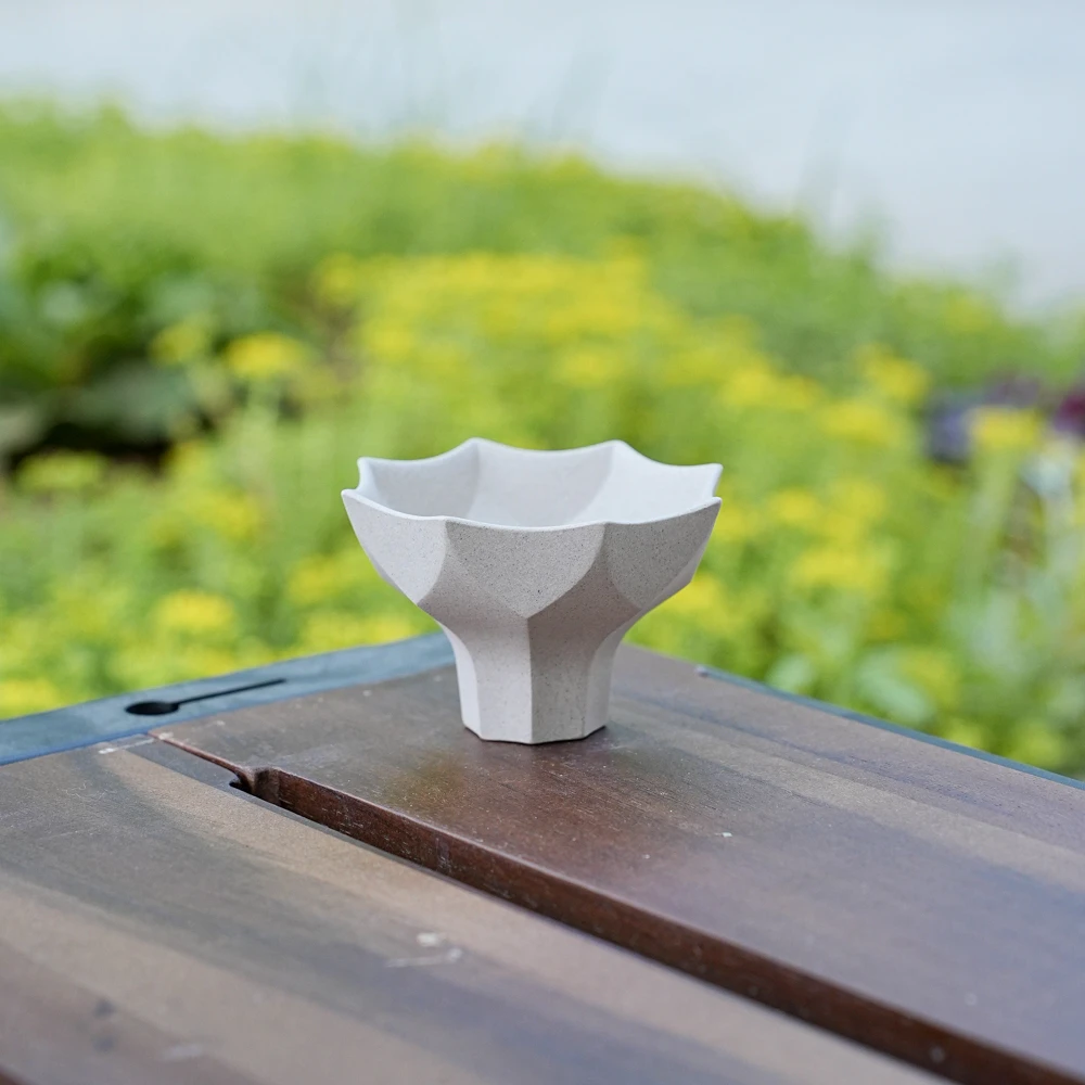 松泉茶器丨《太阳花白段投茶器》jz1004