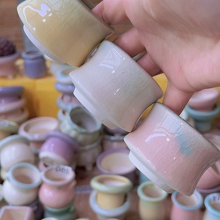 红陶陶瓷花盆当场满12包邮