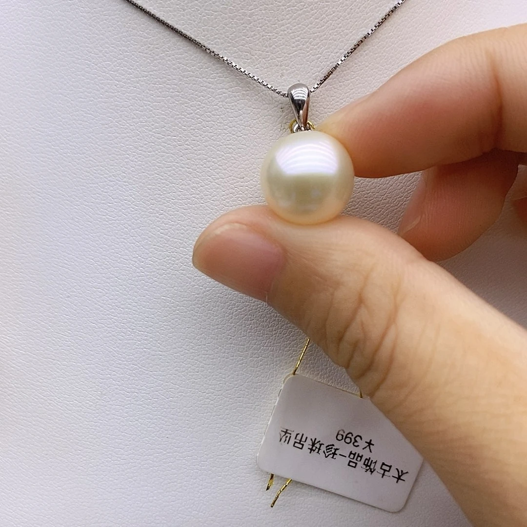 ****e淡水珍珠银S925镶嵌吊坠(赠链)