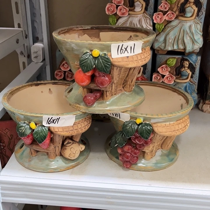 粗陶材质多肉花盆