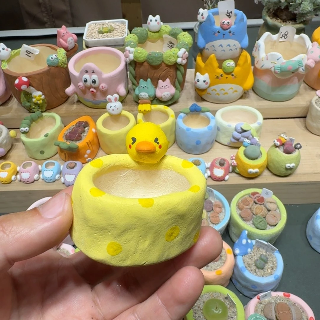 红陶浅****?蘑菇485花盆