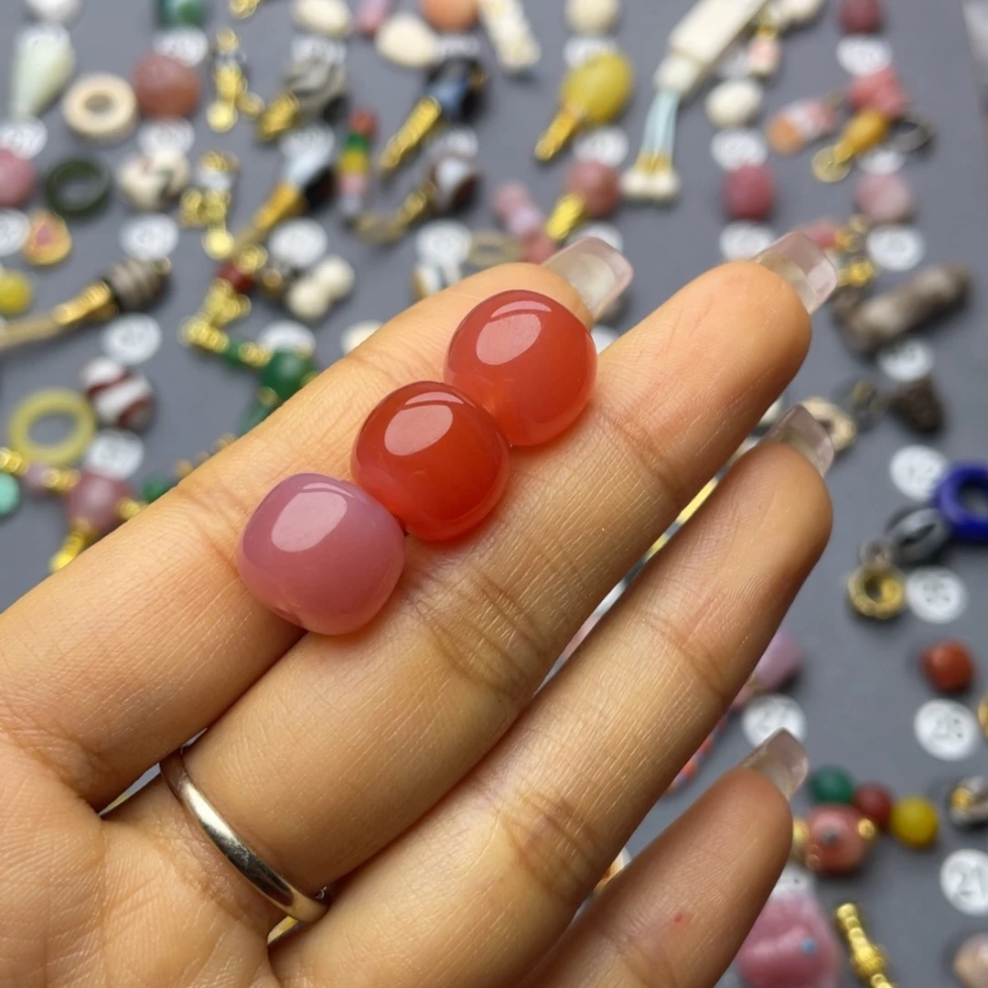 千***湖玛瑙/玉髓合金配饰