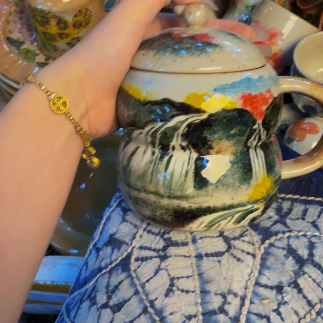 瓷片景德镇陶瓷手工手绘