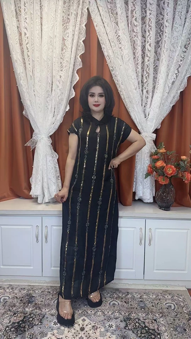 016新款洋气民族风连衣裙