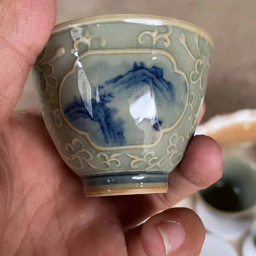 杯景德镇高温还原陶瓷