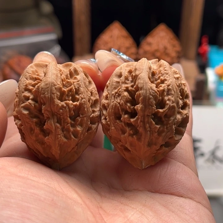 文玩核桃把件关东木子家楸大胖96