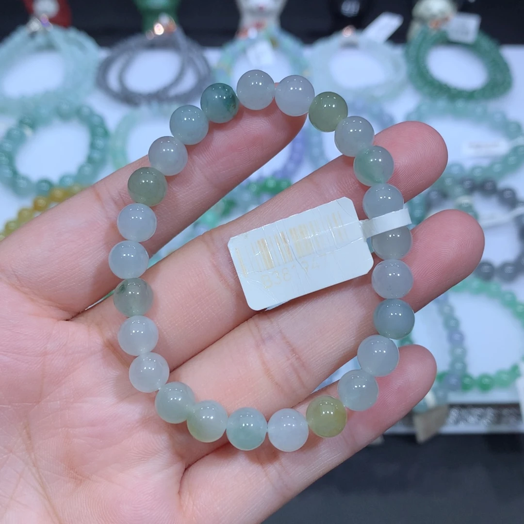 未镶嵌手串翡翠天然