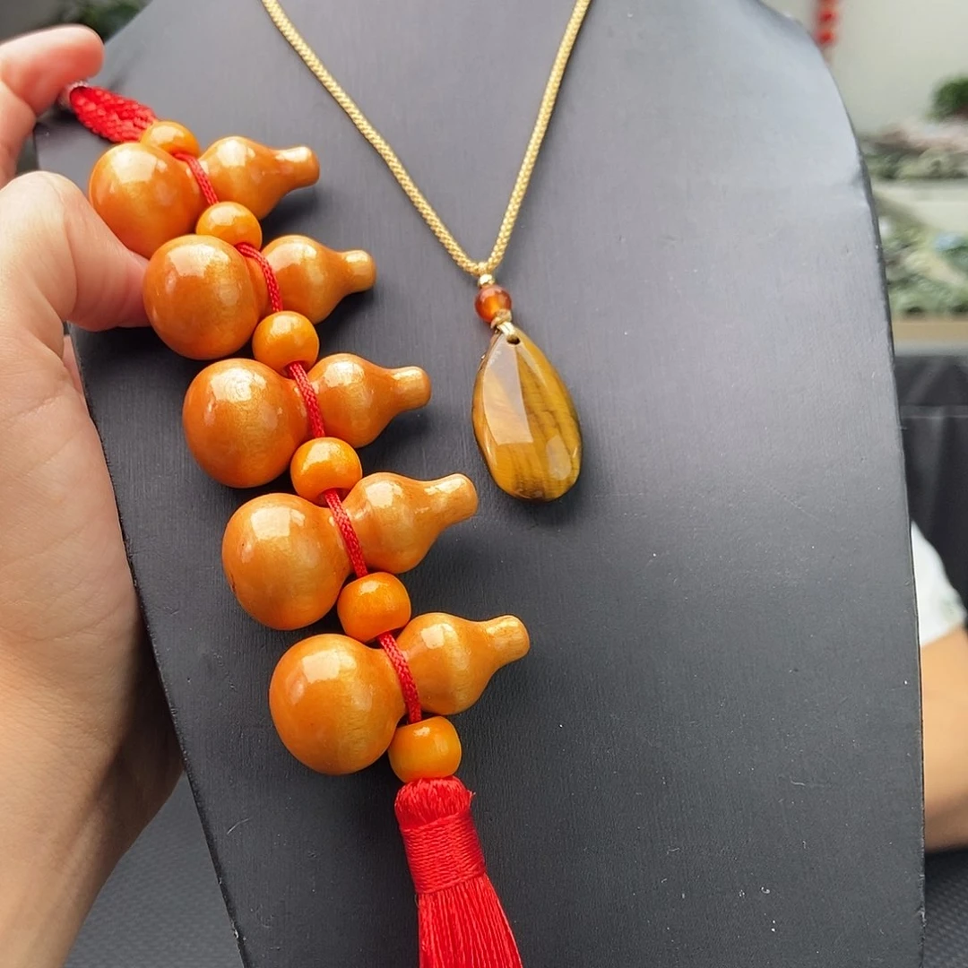 颈饰木变石未镶嵌颜色多样性发拍一发一