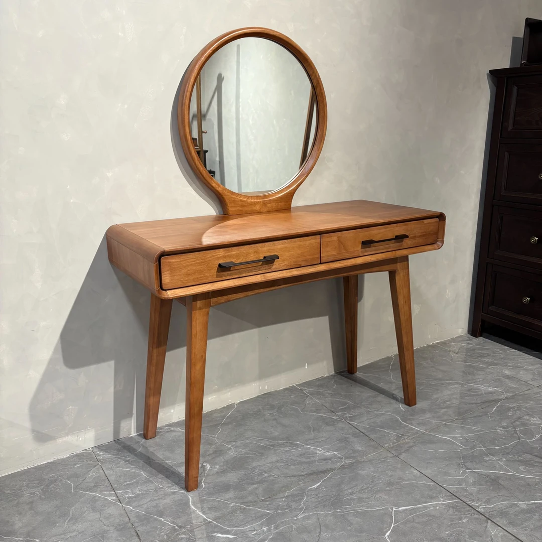 新款实木梳妆台现代风（不包安装）