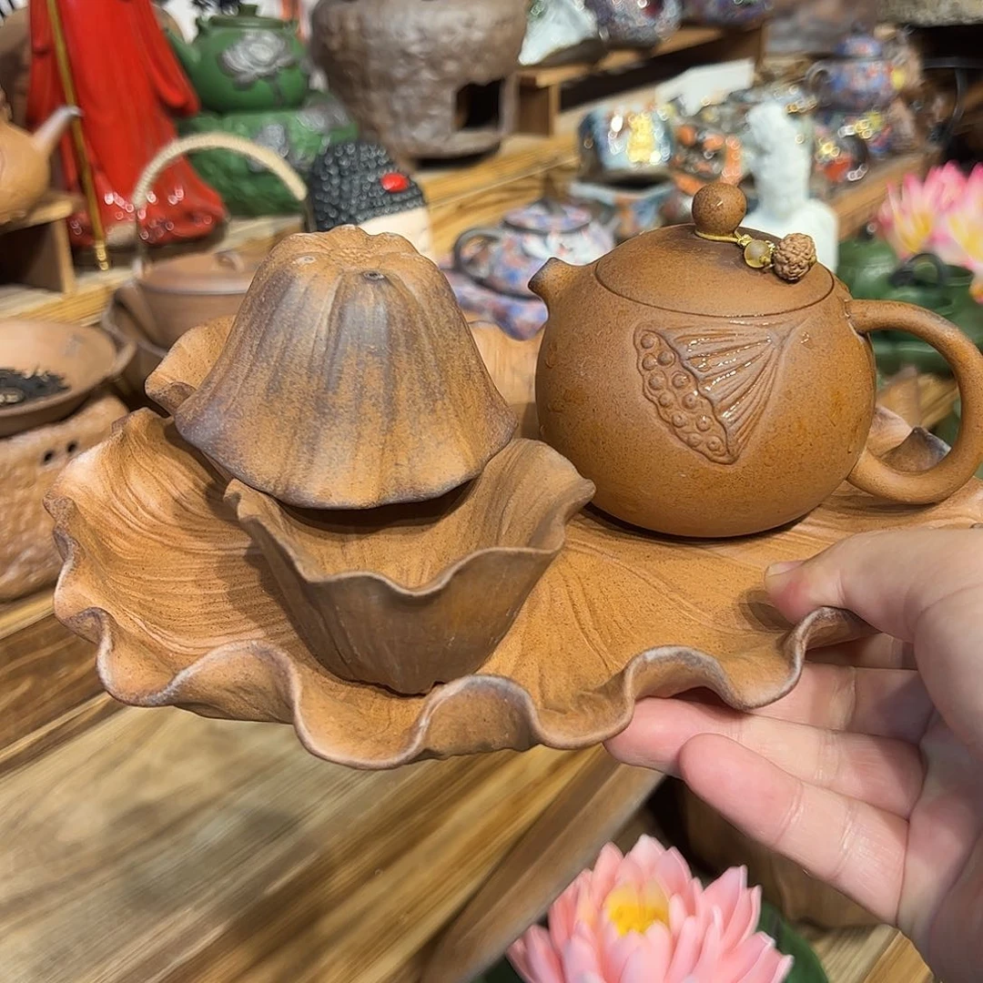 原矿粗陶裸烧工艺，越养越润出彩