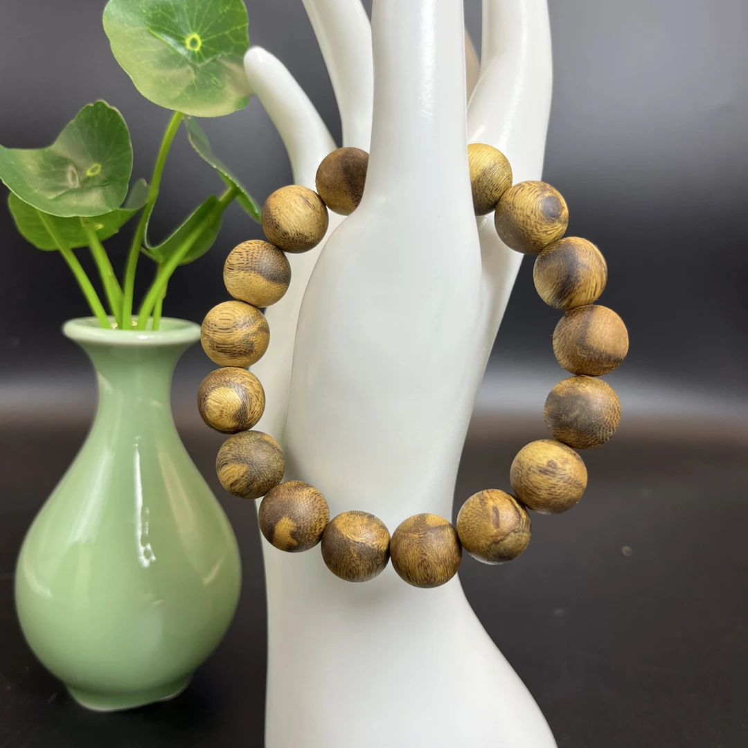 沉香沉香奇楠单圈手串 卡13mm 14克➕