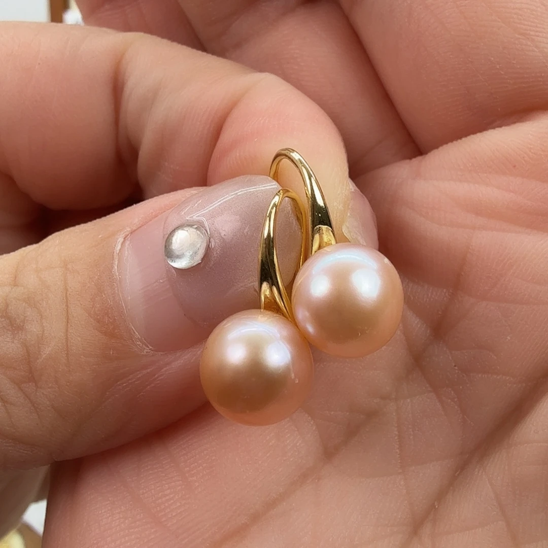 未镶嵌淡水珍珠耳饰