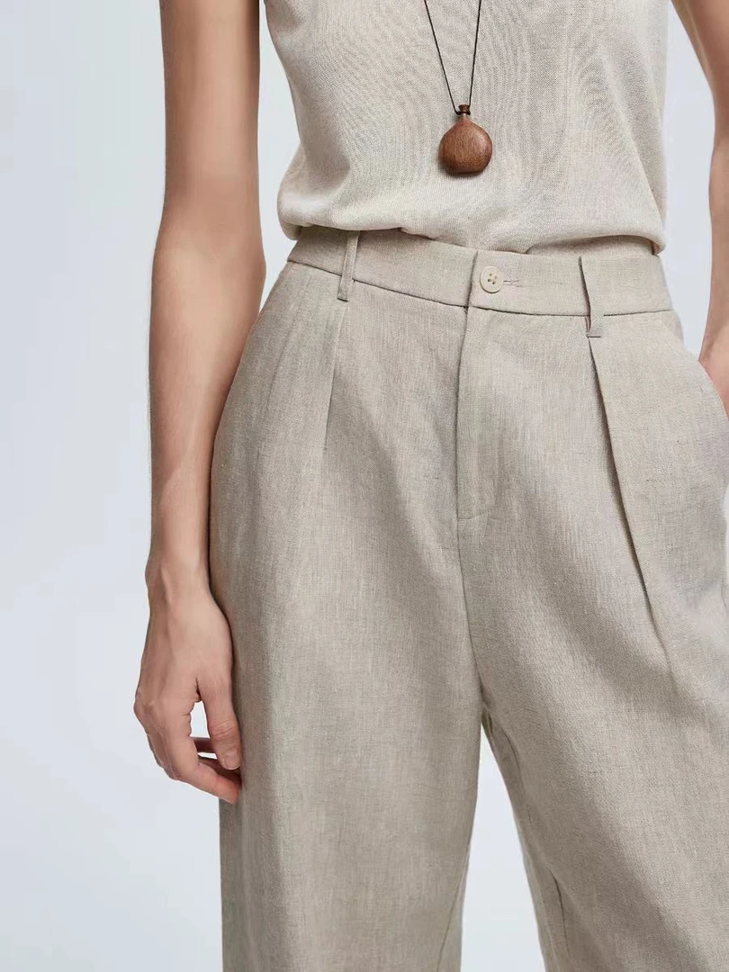 FDOA 963 高端 舒适 品质 亚麻裤