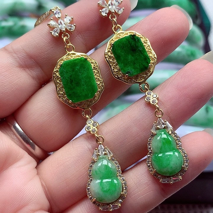 颈饰银S925镶嵌翡翠翡翠