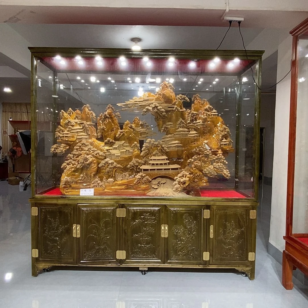 金丝楠命**人金丝楠小叶桢楠摆件