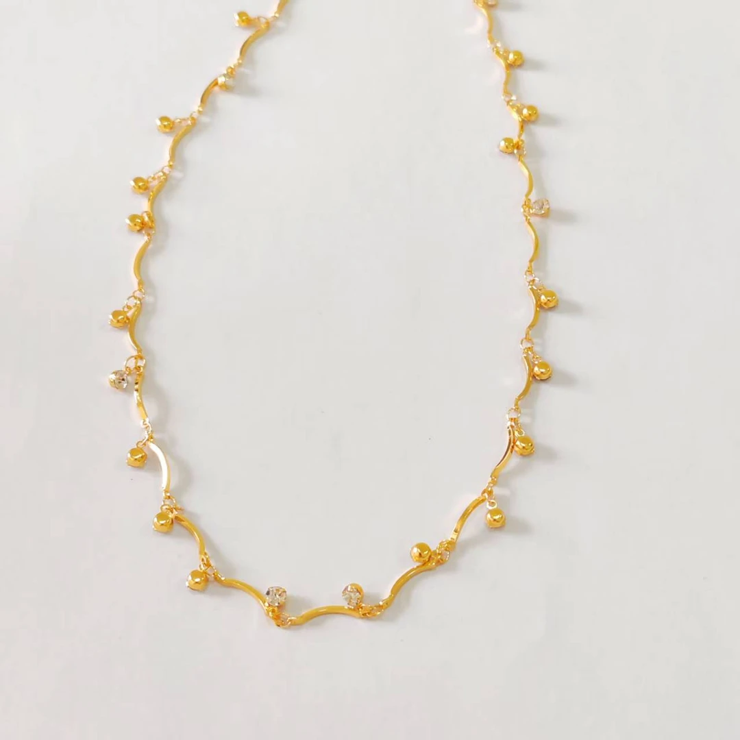 非金属珐琅吊坠 轻奢气质时尚百搭简约精致吊坠 ZWD22141