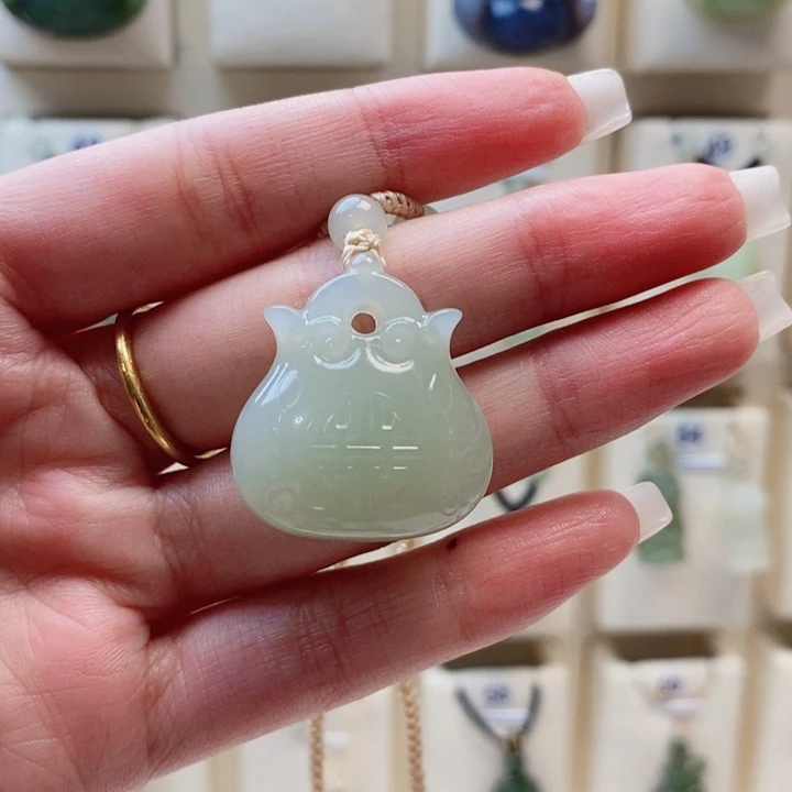 ｡***｡和田玉未镶嵌颈饰