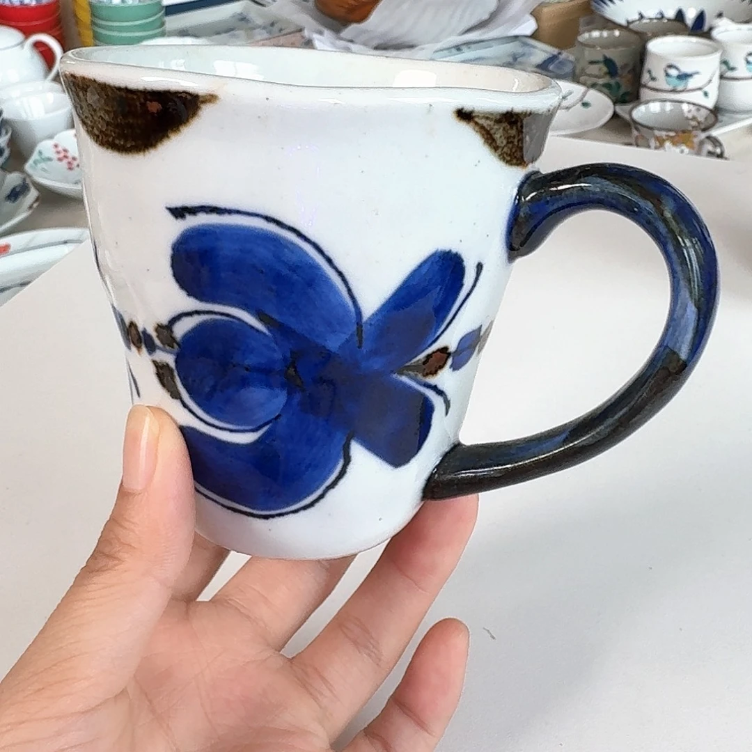 瓷片翔芳手绘马克杯
