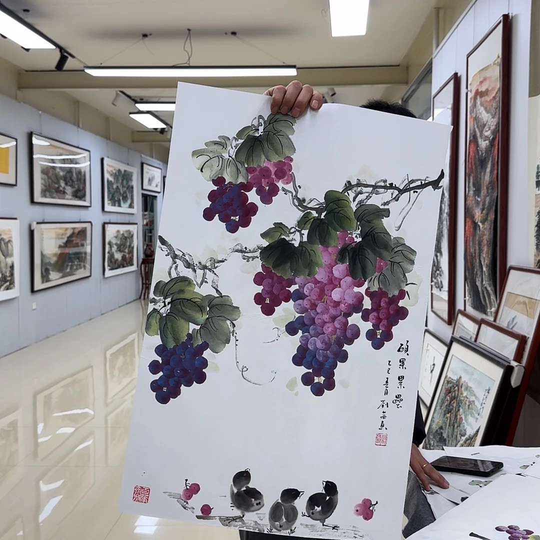 国画国画作品展。国画作品