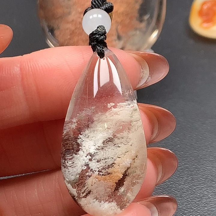 水晶吊坠(不含链)未镶嵌微***K