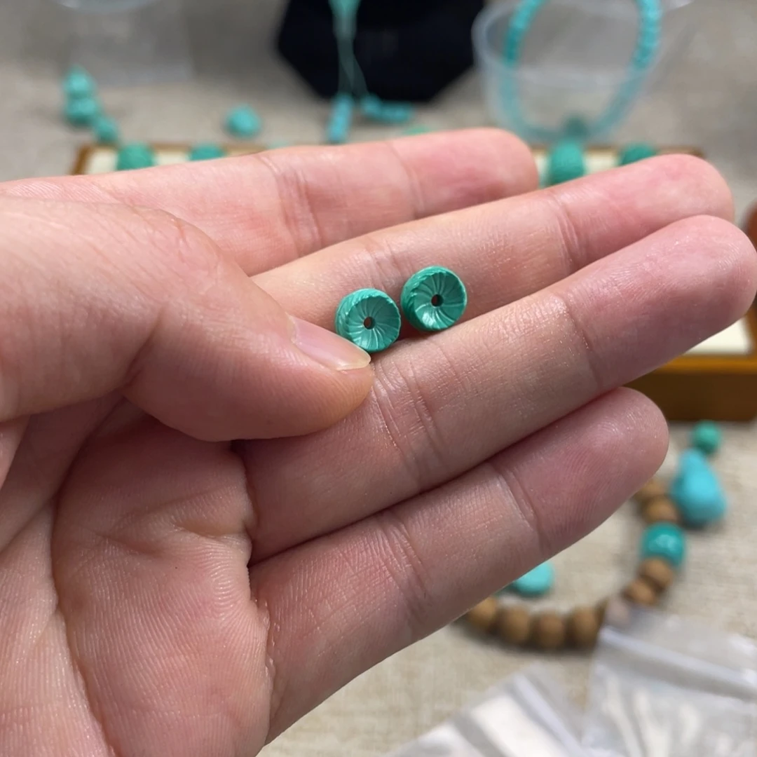 原生态湖北矿小配饰，直径8