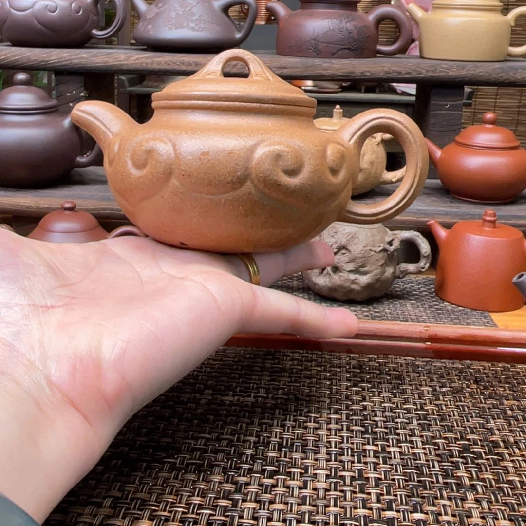 茶壶紫砂宜兴原矿紫砂手工制240