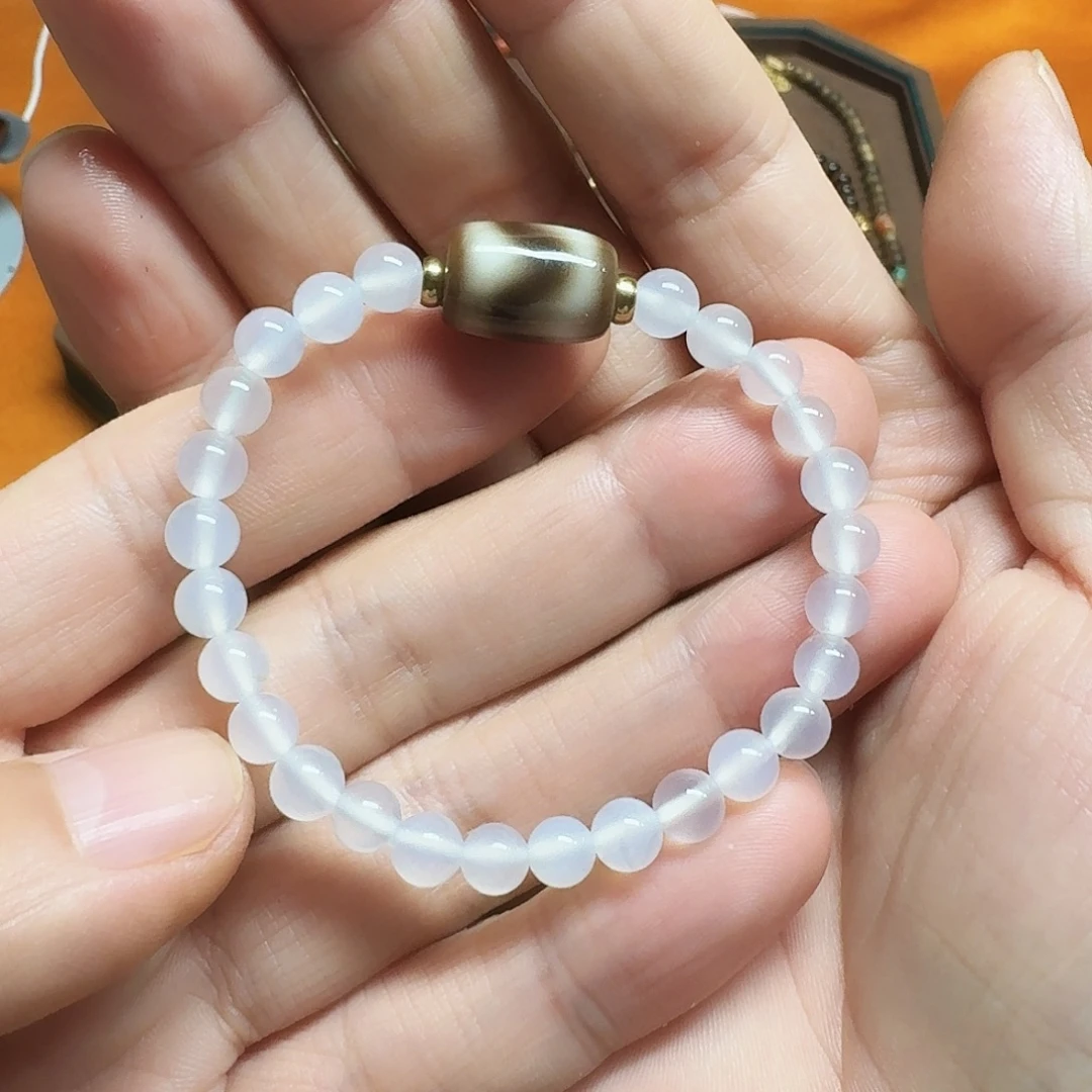 玛瑙/玉髓未镶嵌手链