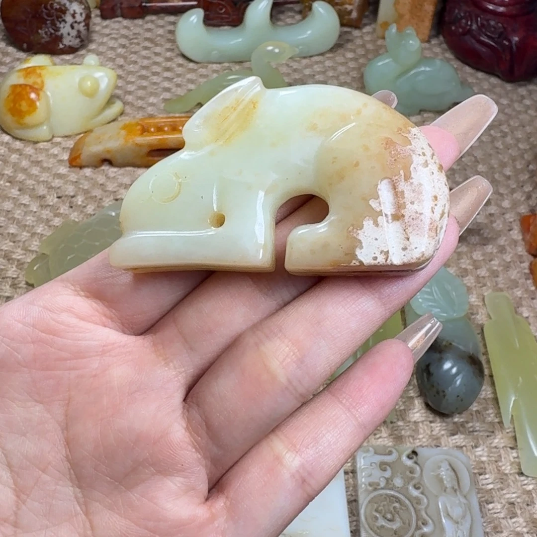 吊坠白玉菩提挂件