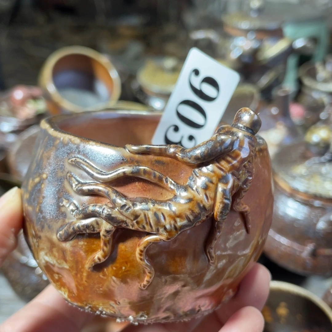 陶纯手工柴烧茶壶茶具