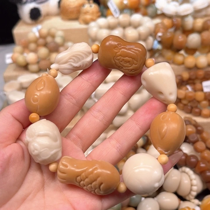 菩提根/象牙果吊坠全家福瑕1.19 33