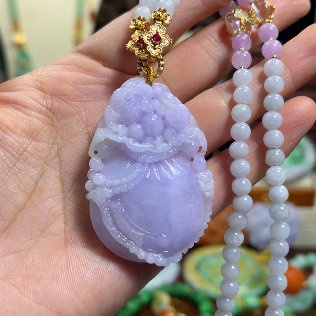 翡翠未镶嵌颈饰天然翡翠