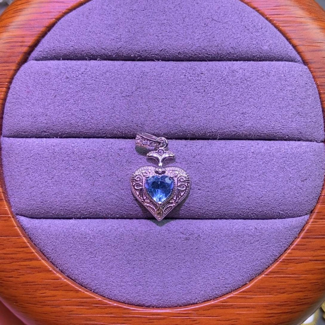 托帕石吊坠(不含链)银S925镶嵌