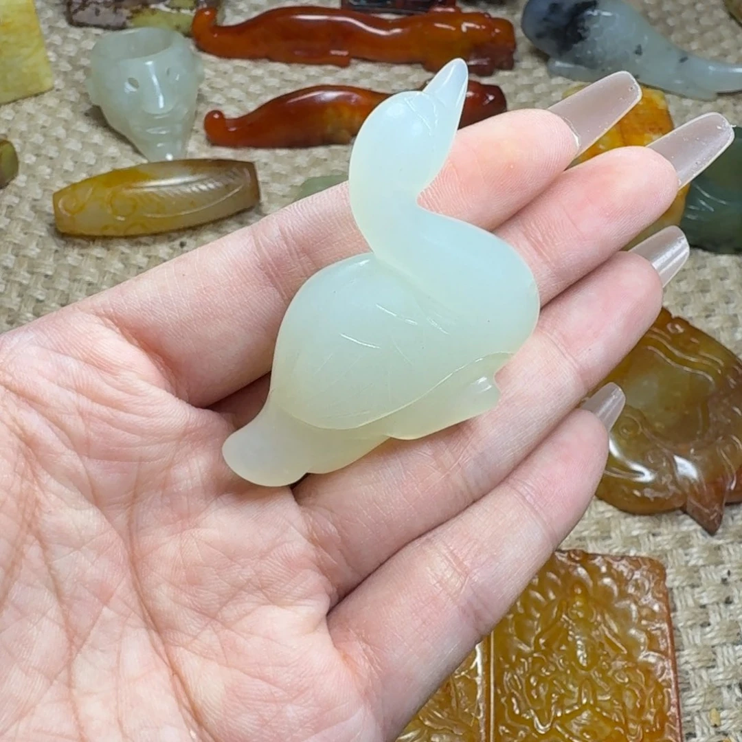 白玉菩提吊坠挂件