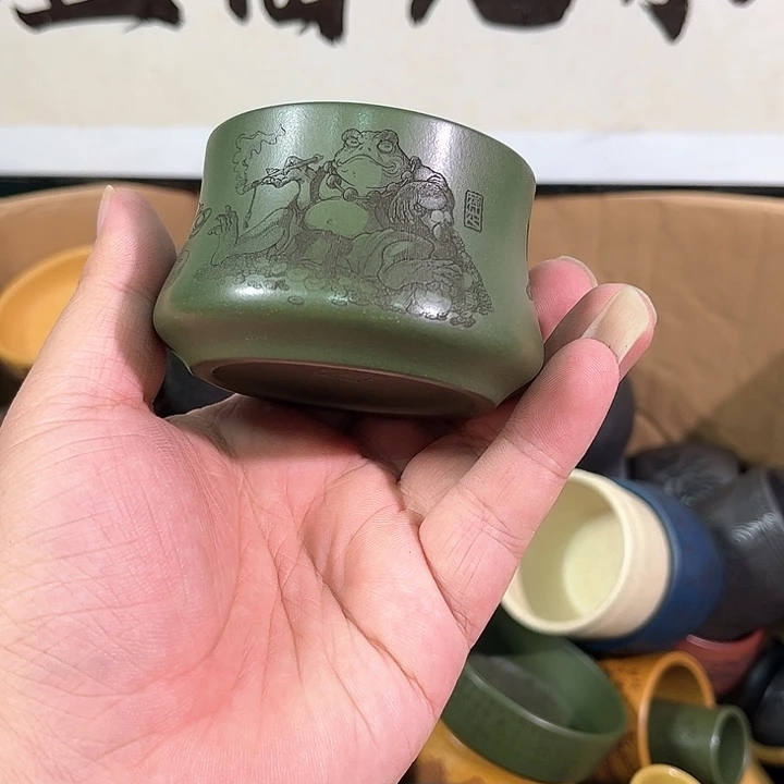 茶杯紫砂全手工紫砂主人杯
