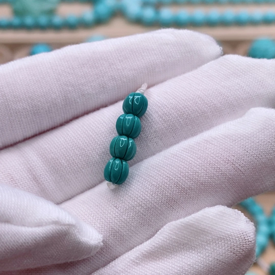 绿松石未镶嵌珠宝奇石5.3mm